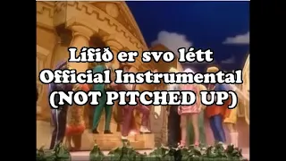 Lífið er svo létt Official Instrumental (NOT PITCHED UP)