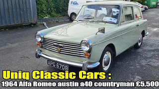 Unique Classic Cars 1964 Alfa Romeo austin a40 countryman £5,500