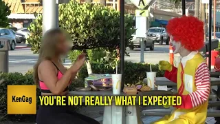 Gold Digger Prank As Ronald McDonald | Ken Gag