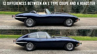 12 Differences between a series 1 XKE e type coupe and roadster