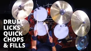 Must Know Drum Licks | Quick Chops & Fills | Triplet, Linear and Fast | Rich Redmond