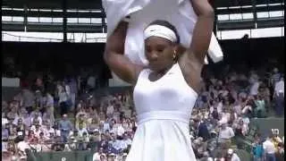 Serena's winning twirl - Wimbledon 2014