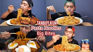 Tannoy Kun  SAVAGE  pasta noodles moments 🍜🔥  [ only bites mukbang  ]
