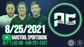 Barstool Sports Picks Central with Brandon Walker || Wednesday, August 25th, 2021