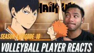 VOLLEYBALL PLAYER REACTS: Haikyuu!! Season 4 Episode 10 - Battle Lines