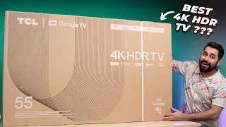 TCL 55" P635 - The Ultimate 4K HDR Smart Google TV⚡ Best 4K HDR Google TV in India 2023 🔥