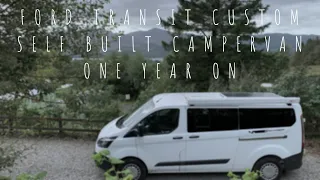 Self Built Ford Transit Custom Campervan Conversion - Long Term Review