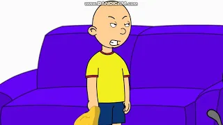 Caillou Cusses at Gilbert and gets Grounded