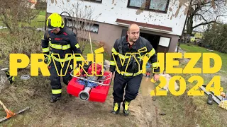 První výjezd v roce 2024 ?  😲🧑‍🚒