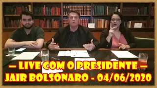 ✅ LIVE com o Presidente Jair Bolsonaro — 11/06/2020