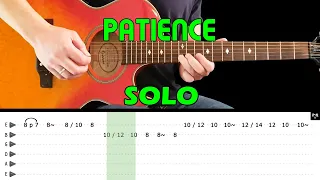 PATIENCE - Guitar solo lesson (with tabs + EXTRA slow lesson) - Guns N' Roses