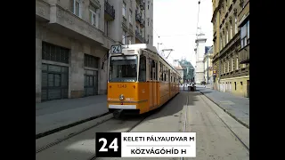 24 - Keleti Pályaudvar M - Közvágóhíd H (KCSV-7)