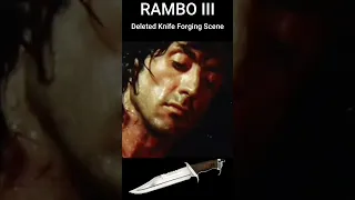 RAMBO III: Deleted Knife Forging Scene #shorts