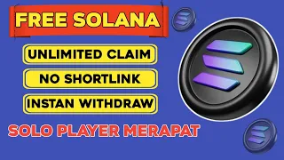 Free Solana !!! Faucet Solana Unlimited Claim No Shortlink, No Timer | Faucet Solana 2022