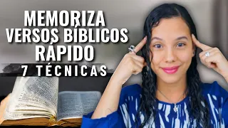 Cómo Memorizar Versículos Bíblicos Rápidamente - 7 Técnicas | Sarah Yuritza