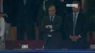 florentino perez refuse to claps for barca