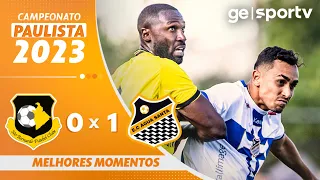 SÃO BERNARDO 0 X 1 ÁGUA SANTA | MELHORES MOMENTOS | CAMPEONATO PAULISTA 2023 | ge.globo