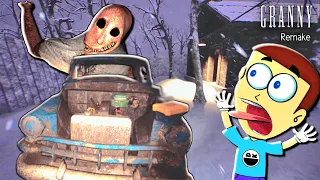 Granny Remake V3.2 - Car Escape | Shiva and Kanzo Gameplay