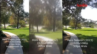 GoPro Hero 9 Vs 3 Vs Session