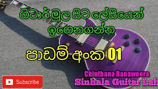 Sinhala Guitar Lessons(From the beginning )Episode 01