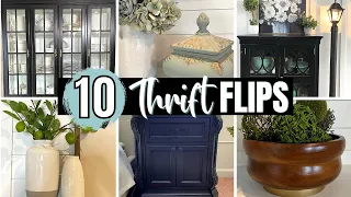 Absolute TOP 10 Best THRIFT FLIP Decor & Furniture On a Budget!