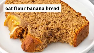 Oat Flour Banana Bread (Vegan & Gluten-Free)