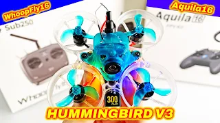 $89 Hummingbird V3 Tiny Whoop works with the Aquila16 & WhoopFly16 FPV Drone Kits