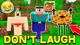 BEST TRY NOT LAUGH CHALLENGE... WITH UNSPEAKABLEGAMING & MOOSECRAFT! (Minecraft Edition)