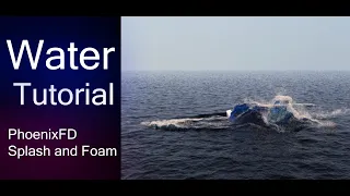 Water Simulation 3ds max tutorial with phoenixfd