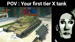 POV: Your first Tier X tank |World of tanks blitz|