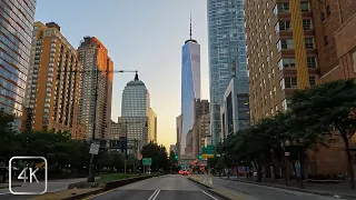 New York Driving Experience. From Queens to Manhattan Sunrise Ride.