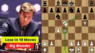 Big Blunder ! Sergey Karjakin Lose In 10 Moves [1080P HD]