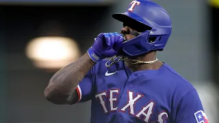 ADOLIS GAR-CÍ-A LATER! GRAND SLAM for the Rangers SUPERSTAR in GAME 6 of the ALCS!