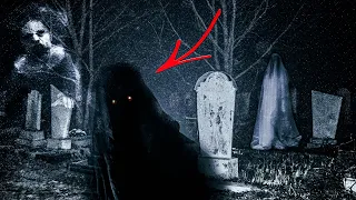 НА ЭТОМ КЛАДБИЩЕ живёт ТЁМНЫЙ ПРИЗРАК † A DARK GHOST LIVES IN THIS CEMETERY