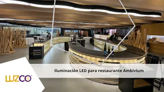 Proyecto de iluminación LED para Restaurante Ambivium | Estrella Michelín ⭐ by Luzco Iluminación