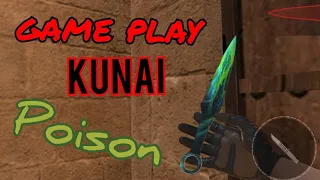 game play с kunai poison из Standoff  2