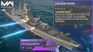 Playing Tandem Wars Mode With the Newest Battleship! CN Huaqing (BBE-01) | Modern Warships