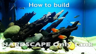 How to build a Hardscape only Fish tank? || Hardscape || Aquarium || Terrascaping