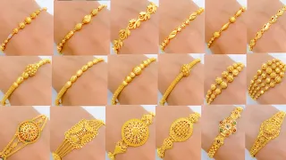 Latest Gold Ladies Bracelet Design With Weight and Price | Gold Bracelet Design Light Weight 2022
