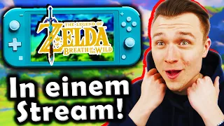 🔴 Ich spiele Zelda BOTW in EINEM Stream durch! (Das erste mal)