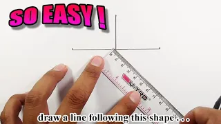 How to draw a star with a ruler | Easy Drawings