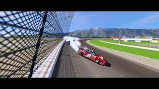 NR2003 2002 Napa 500 Dale Jr Hard Crash Reenactment