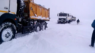 Мазы на зимнике Бованенкого Тамбей.