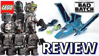 LEGO Star Wars: Bad Batch Attack Shuttle REVIEW (75314)