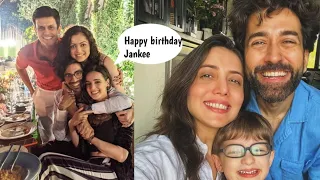 Sanaya Irani Mohit Sehgal drashti dhami attend nakul Mehta wife jankee 38th Birthday |