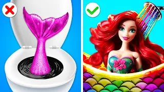 CÓMO CONVERTIRSE EN UNA SIRENA || Los Mejores Gadgets De Belleza & Situaciones Divertidas