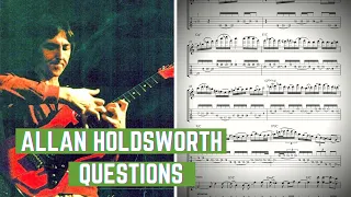 Allan Holdsworth - Questions (Guitar Solo Transcription)