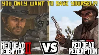 Bill and John Meet again in RDR Part 1 with Flashbacks from RDR Part 2