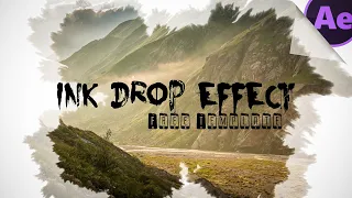 Ink Splatter Reveal (Ink Drop) - No Plugin Required - After Effects Tutorial