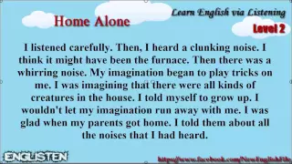 Home Alone Learn English via Listening Level 2 Unit 46
